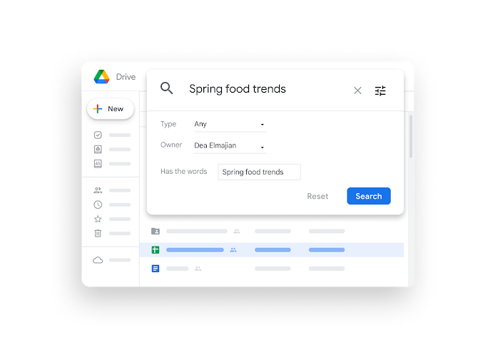 Workspace-illustration – teammedlemmar redigerar dokument under ett Google Meet-samtal