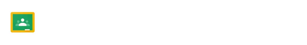 Das Google Classroom-Logo wird neben beschreibendem Text eingeblendet.