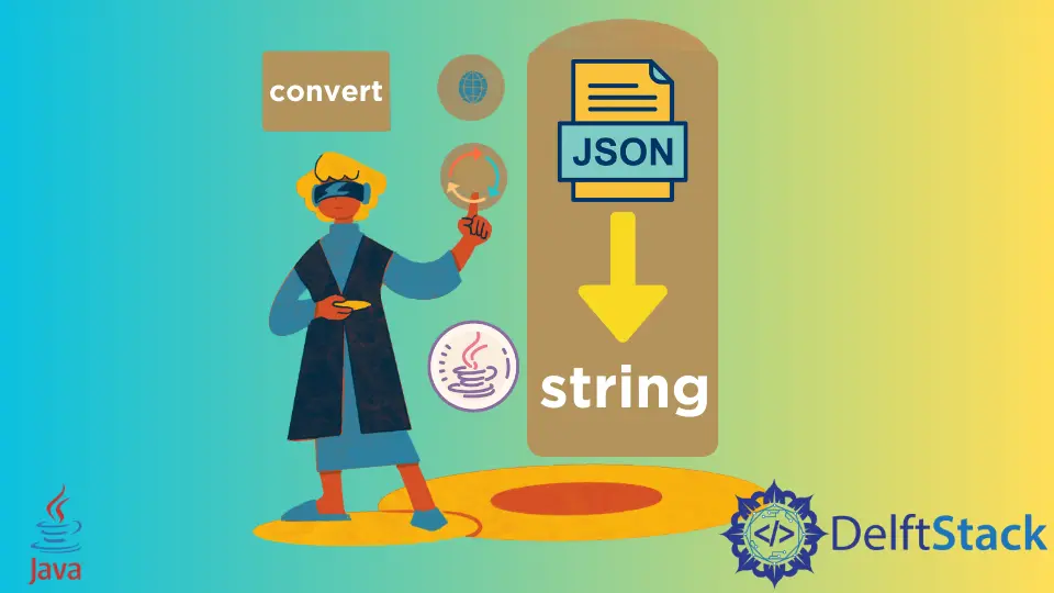 Java에서 JSON 데이터를 문자열로 변환