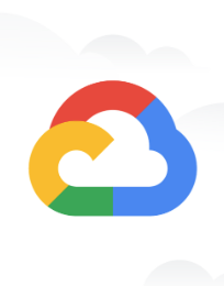 Grafik: Google Cloud-Logo mit Wolken