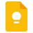 The Google Keep logo, a white lightbulb icon on a yellow background.