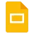 The Google Slides logo, a yellow page icon with a white-outlined slide on it.